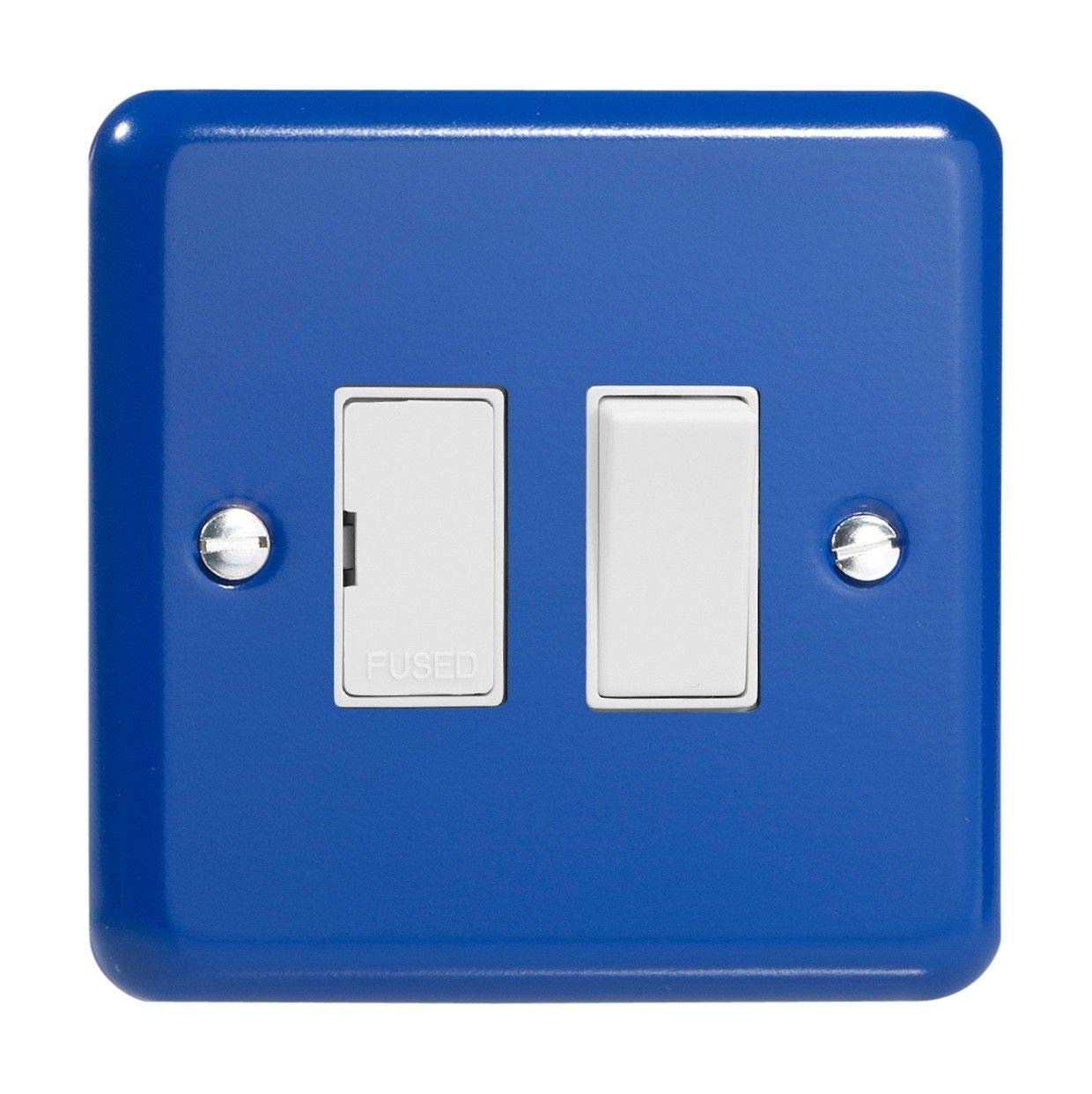 Varilight Switched Fused SpurLily Reflex Blue With White InsertXy6W.rb from B&Q