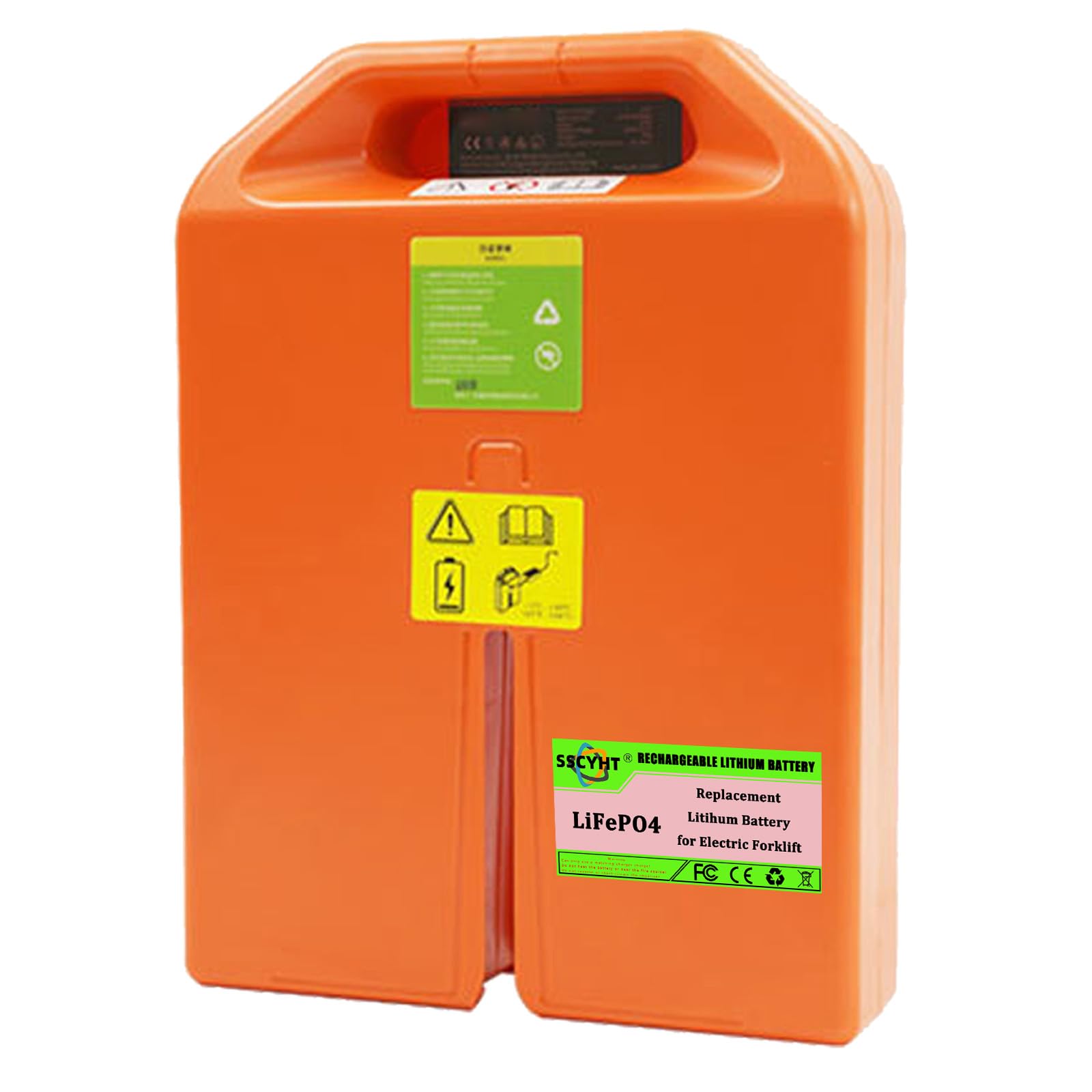 Batteria transpallet elettrico 24V 48V Batteria al litio per transpallet elettrico PTE15N Batterie LiFePO4 per sollevatore telescopico CLG2015L con BMS,24v36ah 6holes