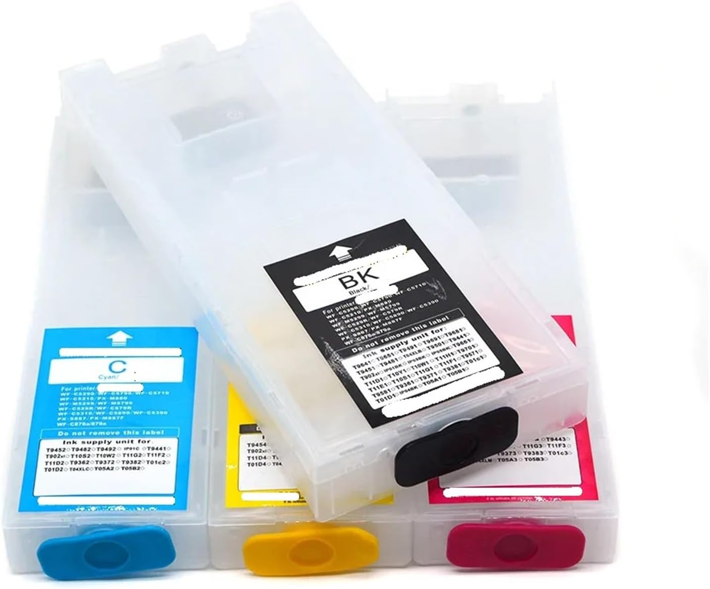 Compatible for Epson 600ml + 320ml Refill Ink Bottles for Workforce Pro WF-C5210 C5290 C5310 C5390 C5790 C5810 C5890