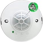 Sensky 360 degree Ceiling Mounted Occupancy sensor, Time delay, sensor distance and light sensor adjustable motion sensor switch (110V-240VAC, 1200W, Max 12 M detection distance)