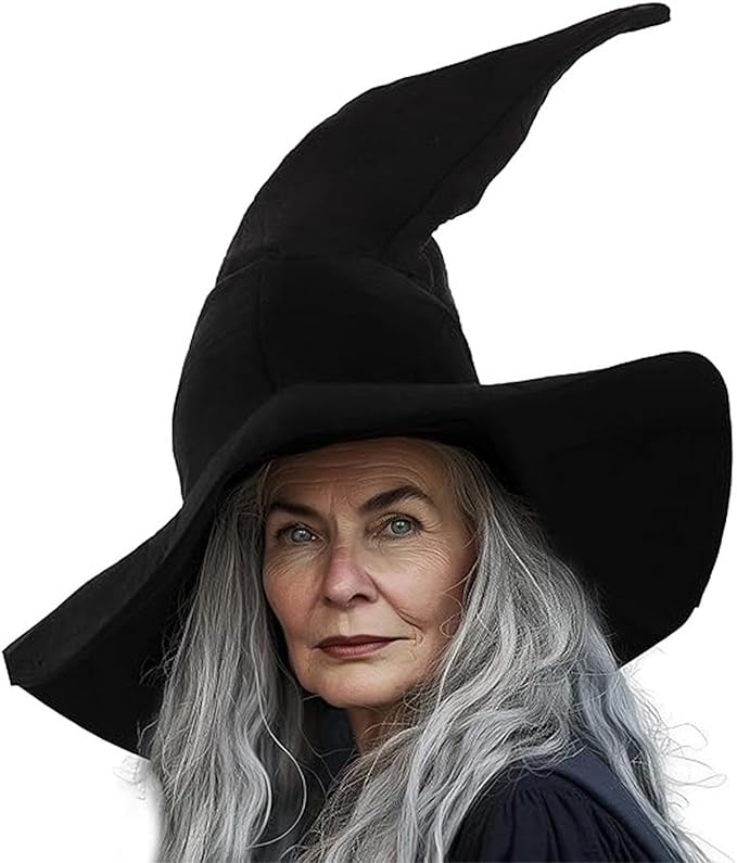 Halloween witches hat, Witches Hats for Women, Black Witch Hat, Cute ...