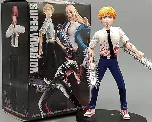 Figura de hombre de motosierra, modelo de estatua de hombre, el mejor regalo de Navidad, Halloween, Acción de Gracias para niños y fanáticos del