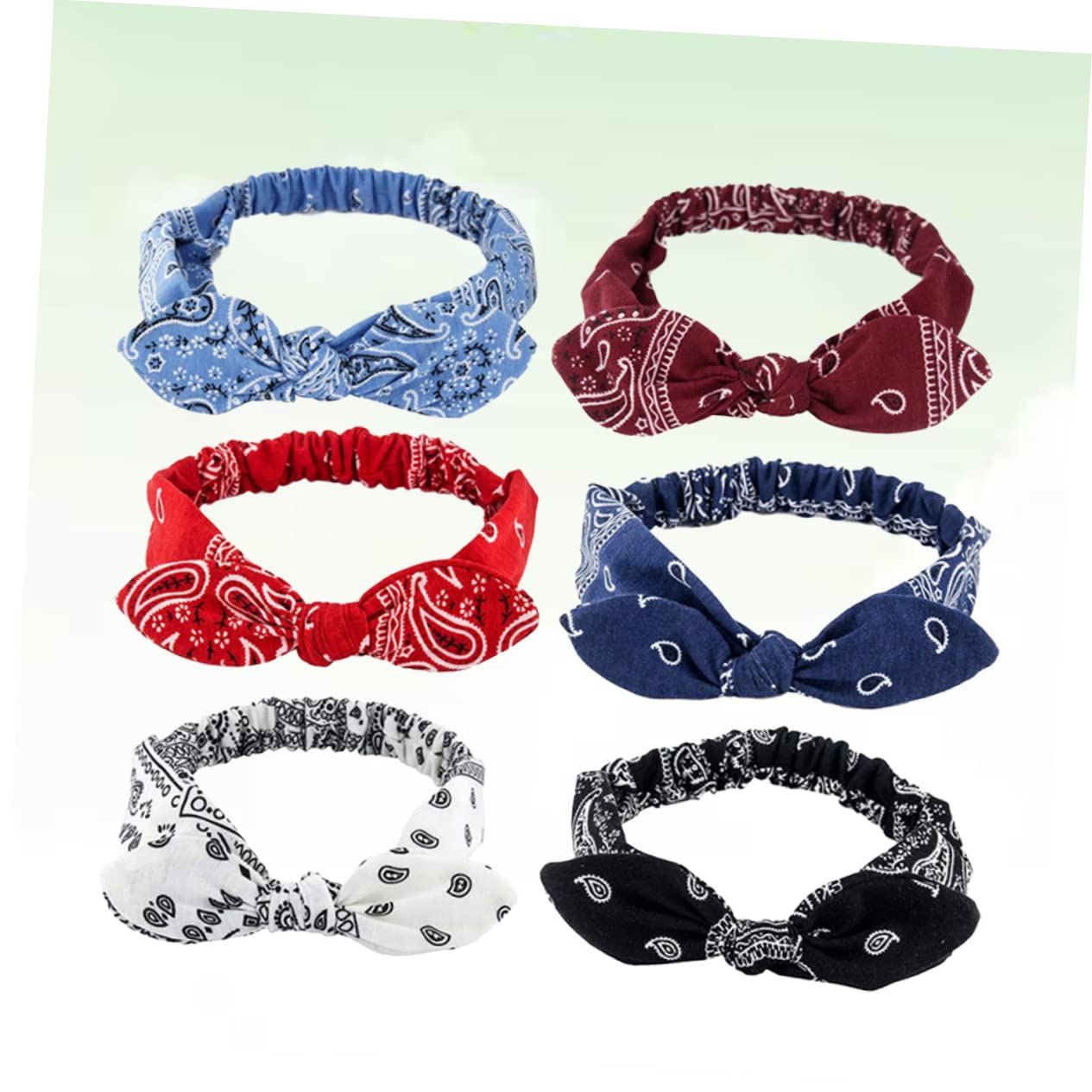 Didiseaon 2 Juegos de Diademas con Lazo para Mujeres Y Niñas Accesorios para El Cabello para Niñas Escolares Diademas Elásticas de Moda 6 Unidades