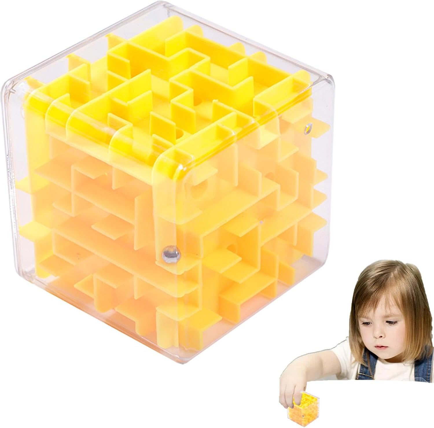 Maze Puzzle | 3D Brain Teaser Puzzles for Kids,Mazes Ball, Maze Puzzle Cube Ball, Holiday Favors, Brain Teaser Fidget Toy for Kids