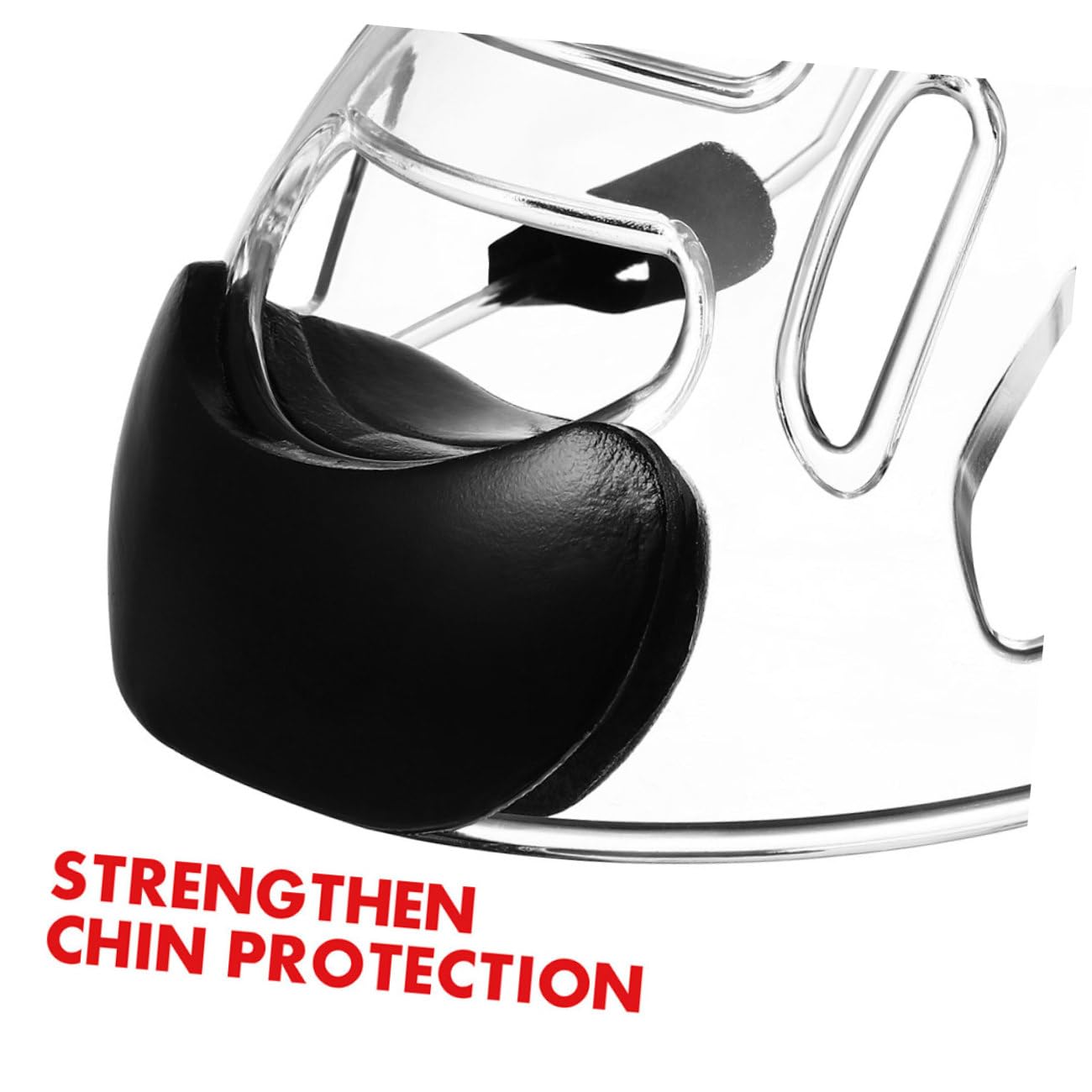 BESPORTBLE Maschera Protettiva per Viso da Taekwondo 2 Pezzi Plastica Temperata, Leggera e Affidabile, per Allenamento e Sparring