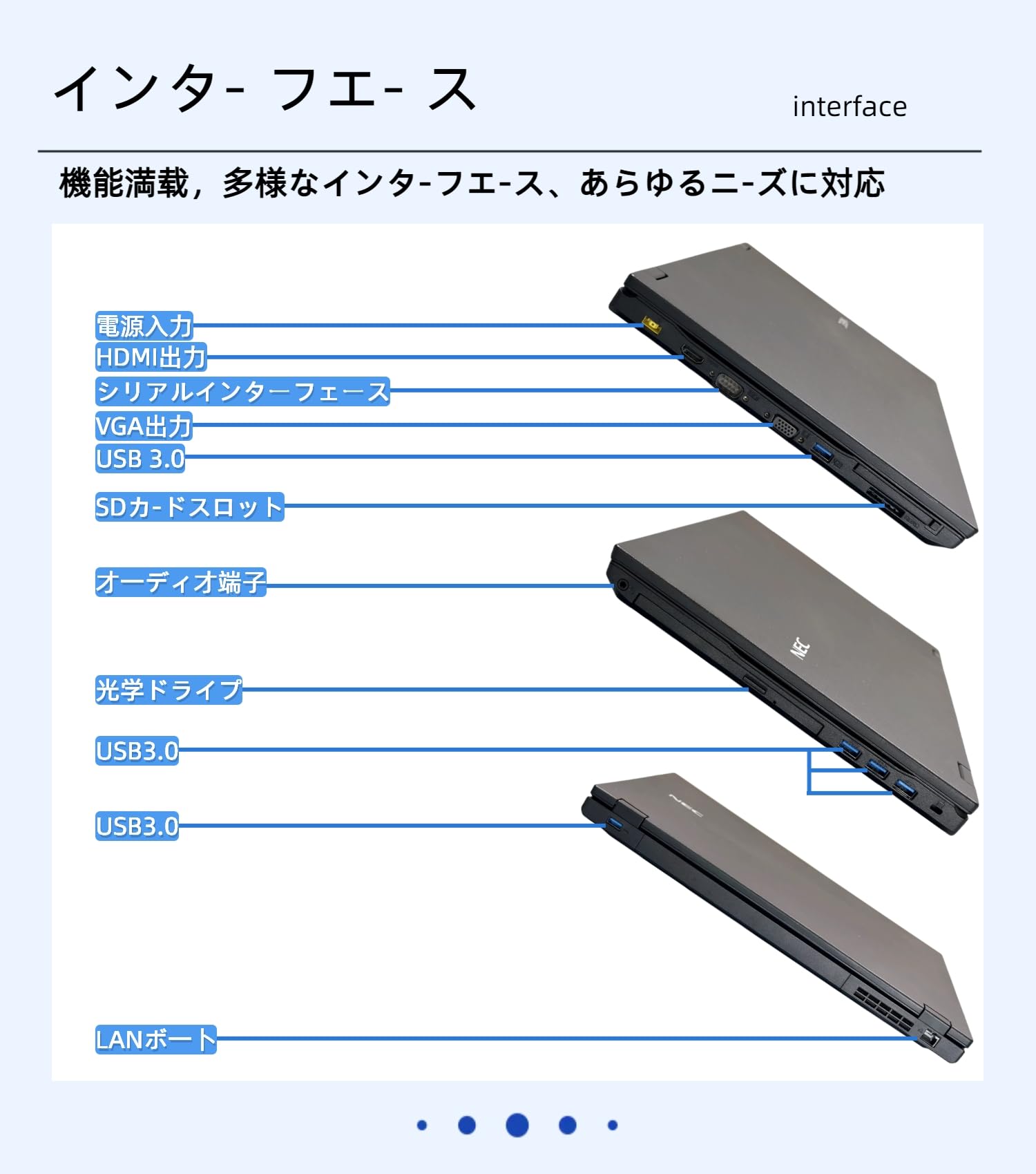 Amazon.co.jp: 【整備済み品】NEC ノートパソコン 中古 VersaPro VK23 