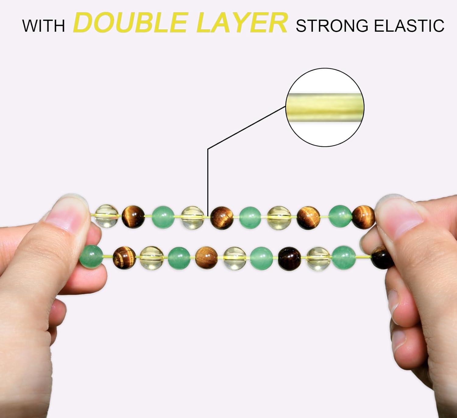 8mm Natural Gemstone Beaded Bracelet for Women Men Friendship Protection Bracelet Feng Shui Good Luck Relax Anxiety Healing Crystal Bracelets-Multiple Sizes - Image 6