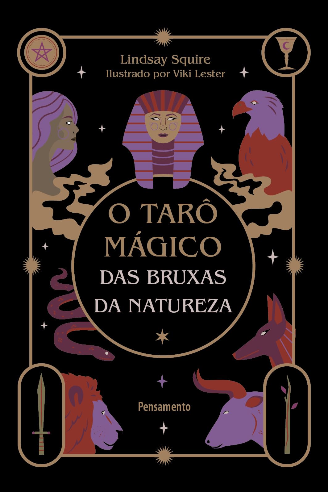 MAGICAL WITCHES　【土】 O tarô mágico das bruxas da natureza: Caixa com livro + 78 cartas