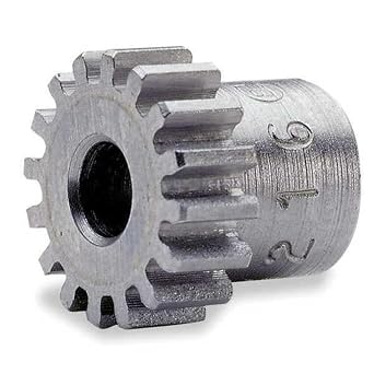 Boston Gear NF12B Spur Gear, 14.5 Pressure Angle, Steel, Inch, 10 Pitch, 0.625 Bore, 1.400 OD, 1.000 Face Width, 12 Teeth
