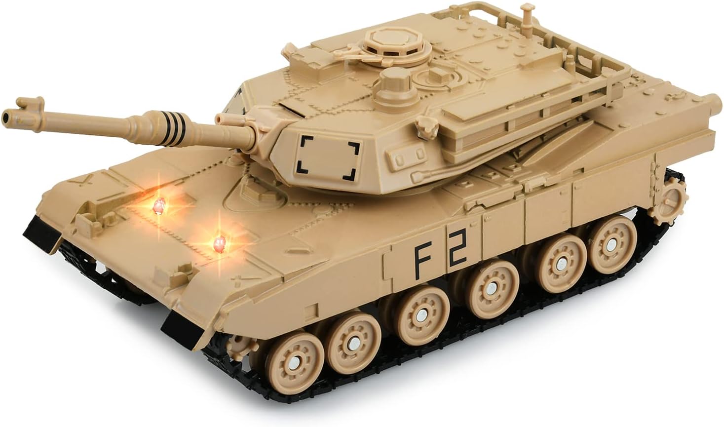 1/48 Scale Metal Tank Model M1A2 Abrams Main Battle Tank Toy Plastic Model with Sound and Light