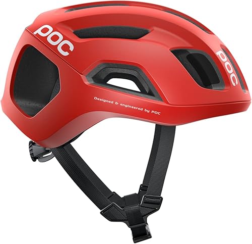 Miniatura 3 de POC, Ventral Air Spin Bike Casco para ciclismo de carretera, Prismane Rojo Mate, Pequeño