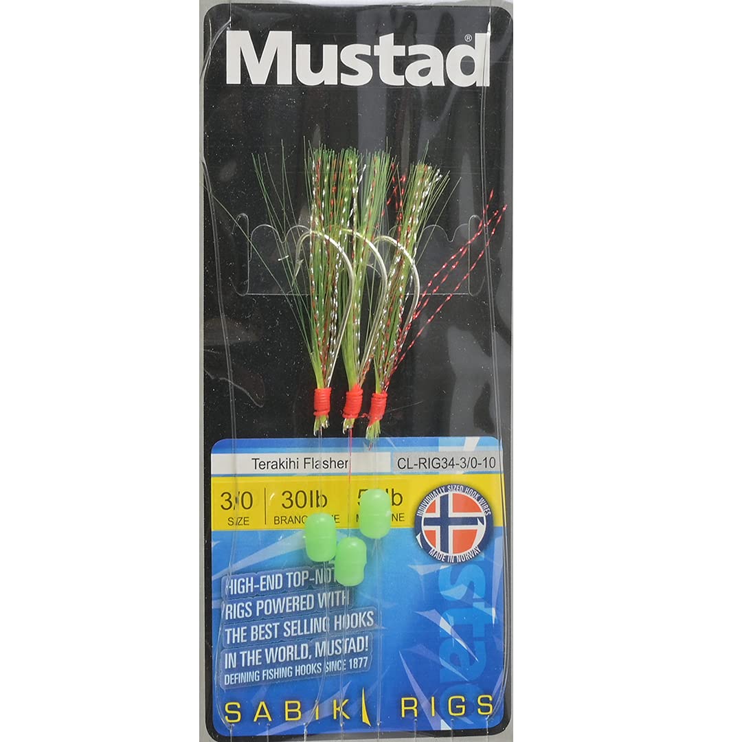 Mustad Sabiki Sea Fishing Rigs - Cod Bass Pollock Mackerel Herring Sardines