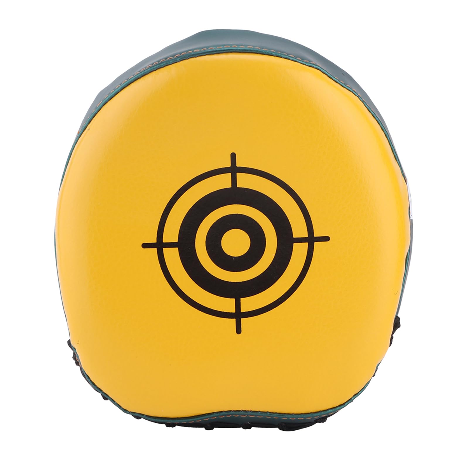 Boxing Curved Center Punching Mitts for Kids, Mini Boxing Gloves Pads, Training Target Mitts, PU Leather with Sponge, Sturdy and Comfortable (Yellow)