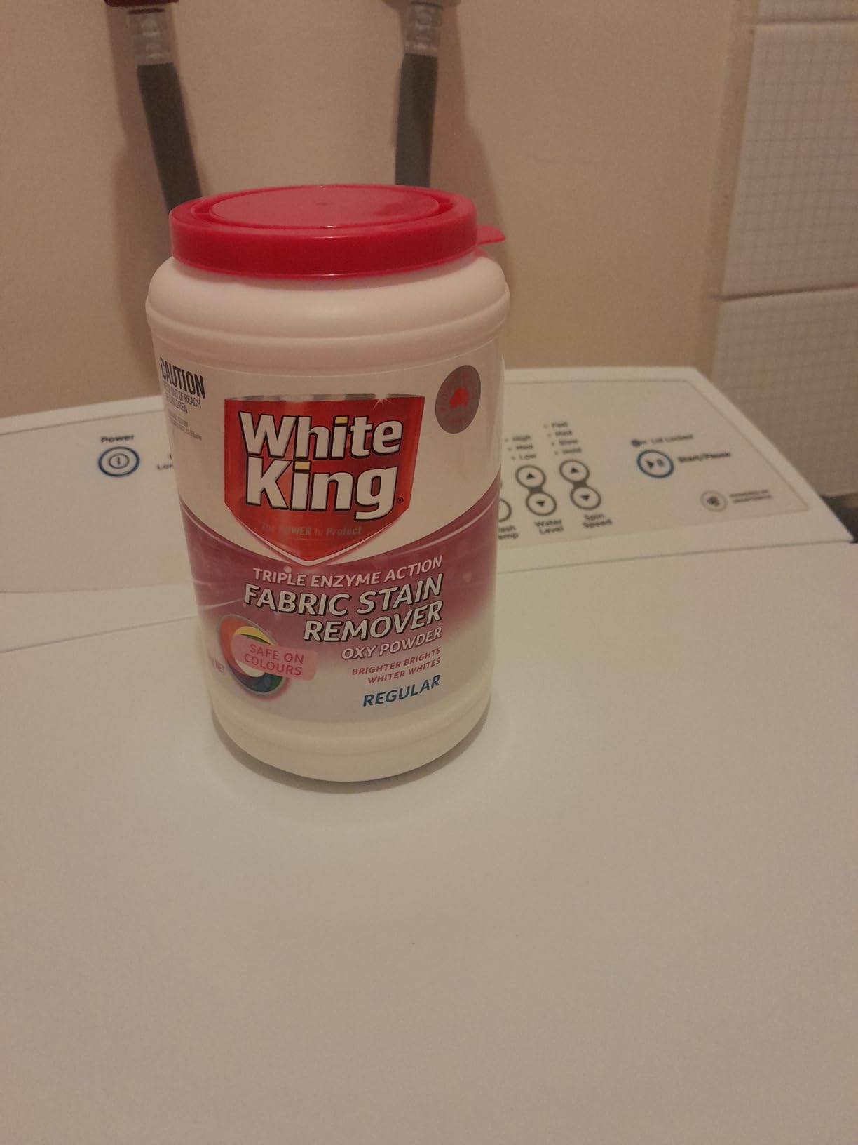 White King Fabric Stain Remover Regular Oxy Powder 1 kg Health, Household