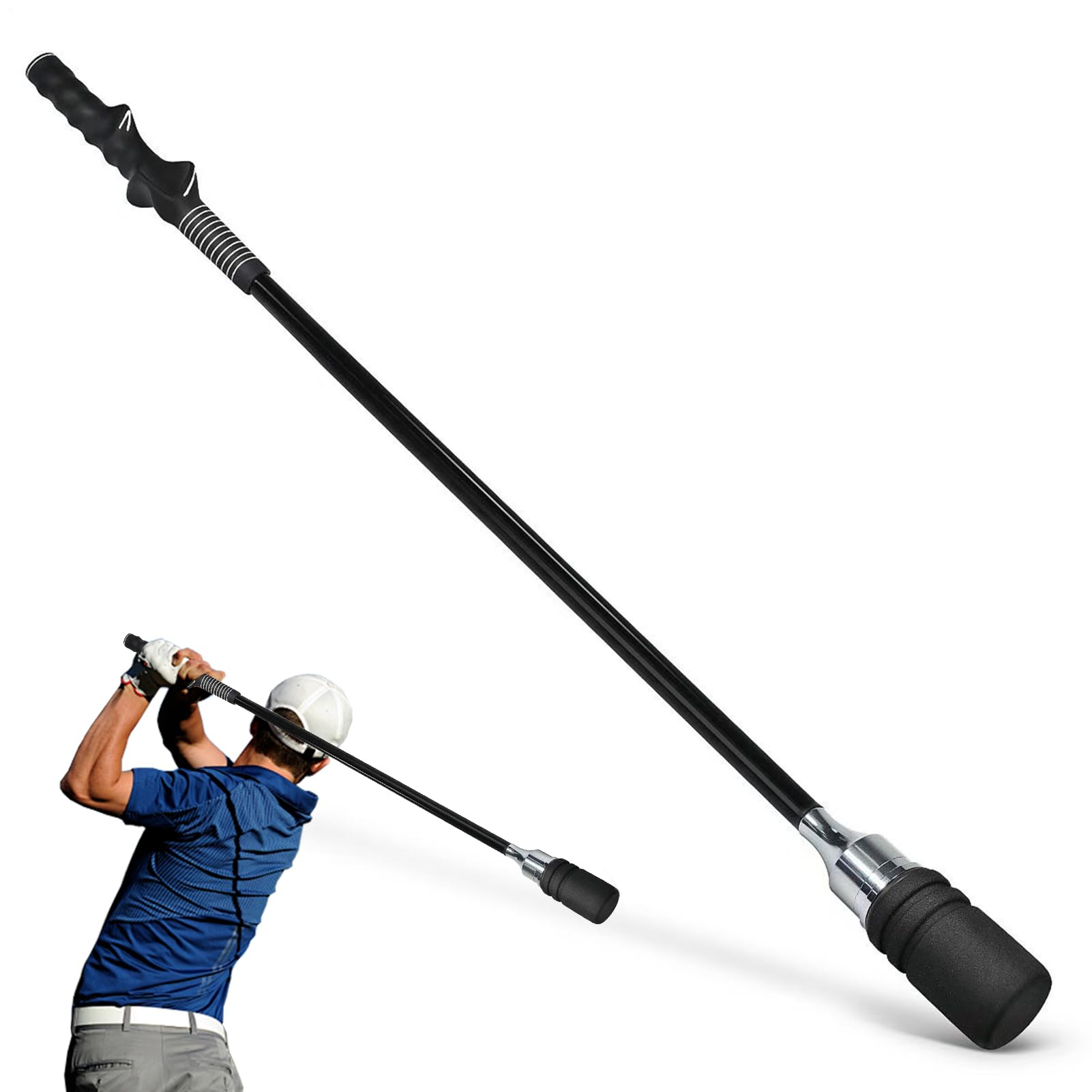 Trener huśtawki golfowej, przenośny przyrząd do korekcji kształtu, narzędzie do wyrównania ruchu, 80 cm, do ćwiczeń i fitnessu, sprzęt sportowy do użytku na świeżym powietrzu, na podwórko, do domu