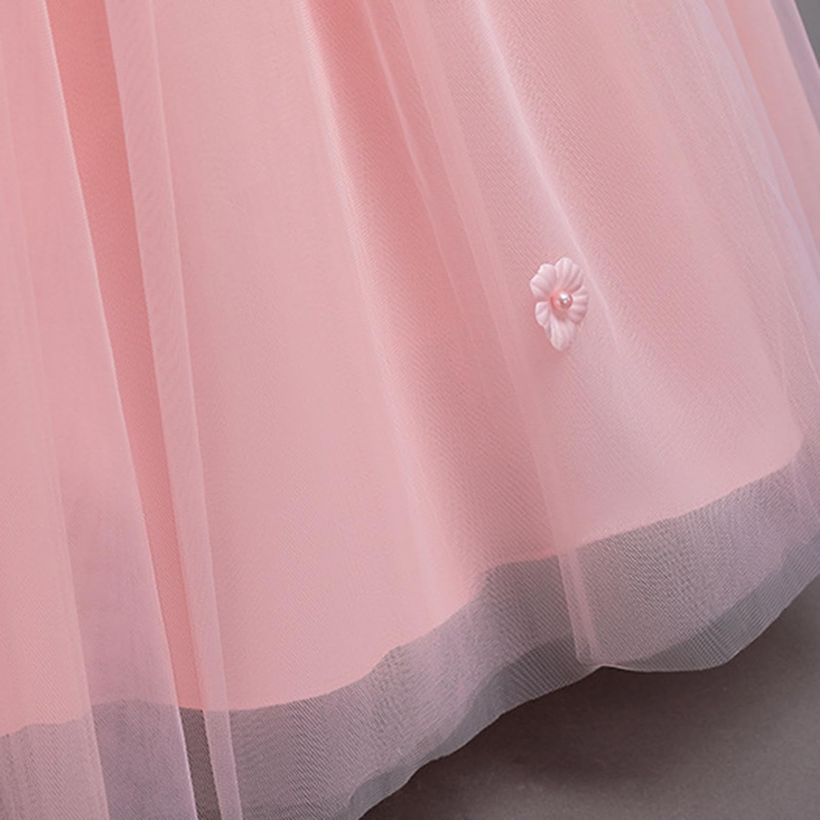 Vestito Primavera Estate per Bambini Nuova Principessa Bouffant Modello Sfilata Partito Abito Elegante Ragazza cerimonia Matrimonio pezzo Unico Confortevole
