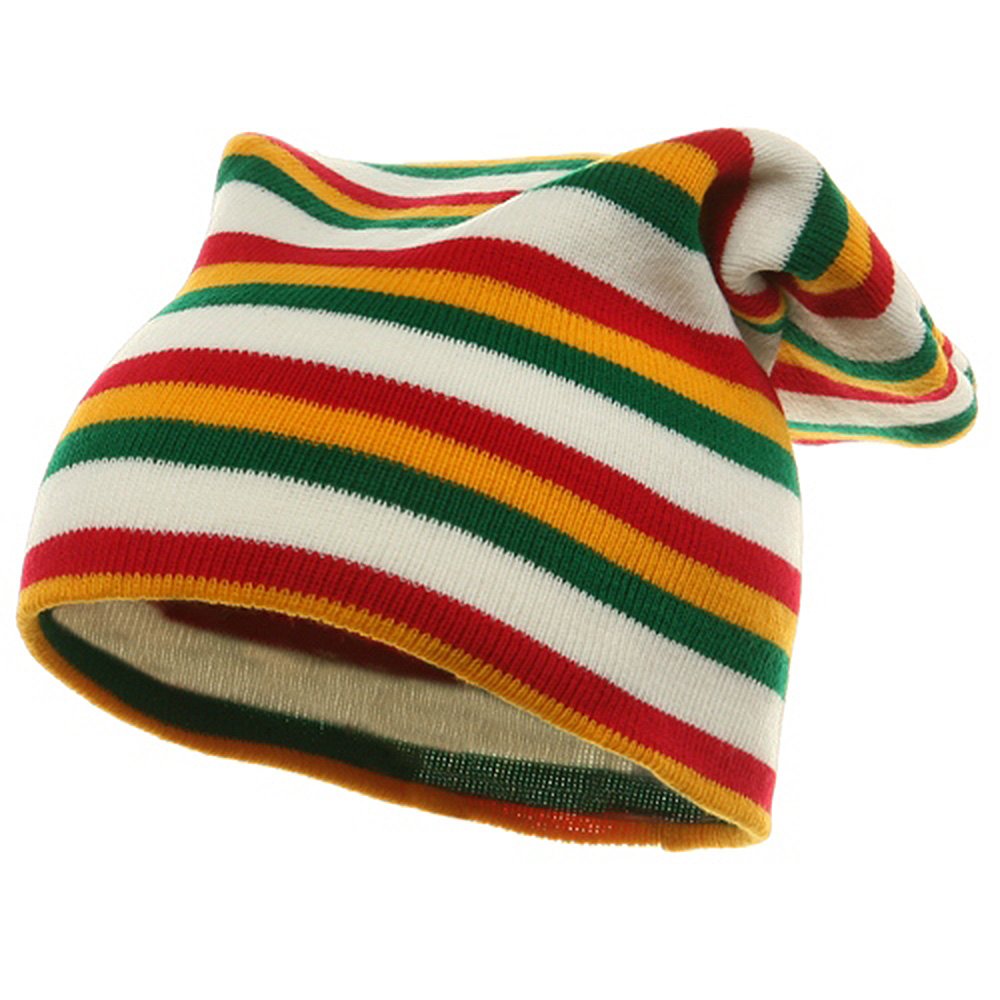 Rasta/NYERasta Long Beanies-White RGY W28S15C