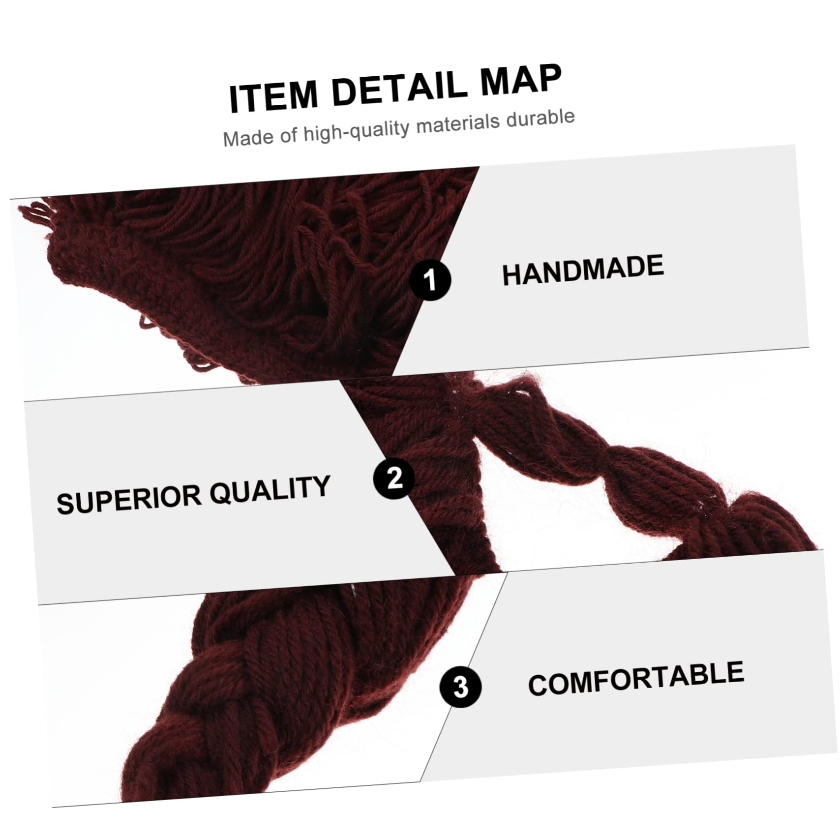 Holibanna Men's Has White Hating Cosplay Wig Cap Elastic Wool and Cosplay Beard Mustache Wig