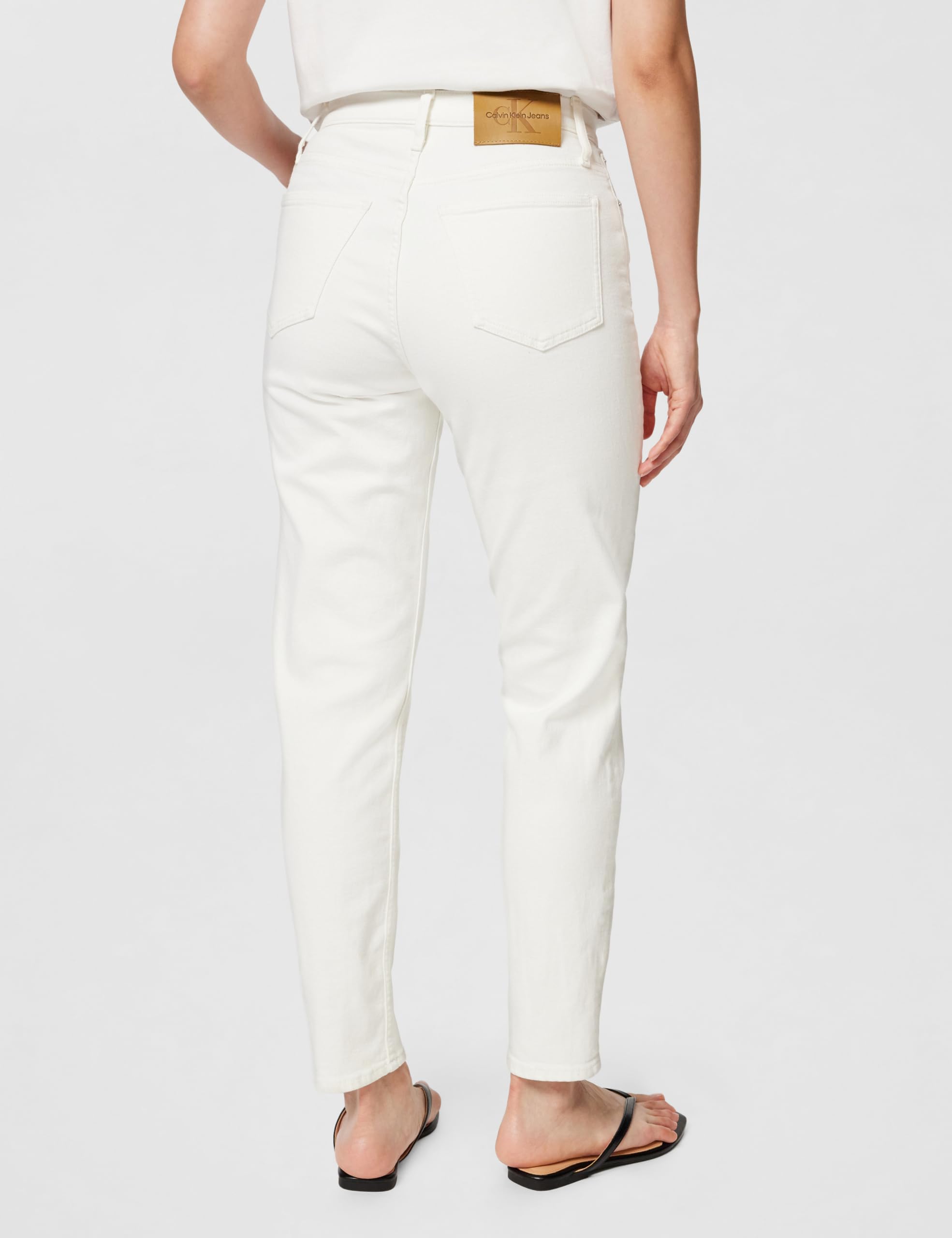 Calvin Klein - Mom Jean J20j225137, Rastremato Donna