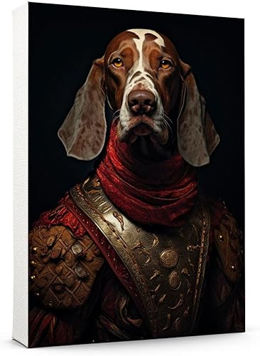 Miniatura 648 de Thuan Chow Chow Retrato de mascota con disfraz real de perro en un disfraz retrato de perro con vestimenta Retrato medieval de mascota retrato