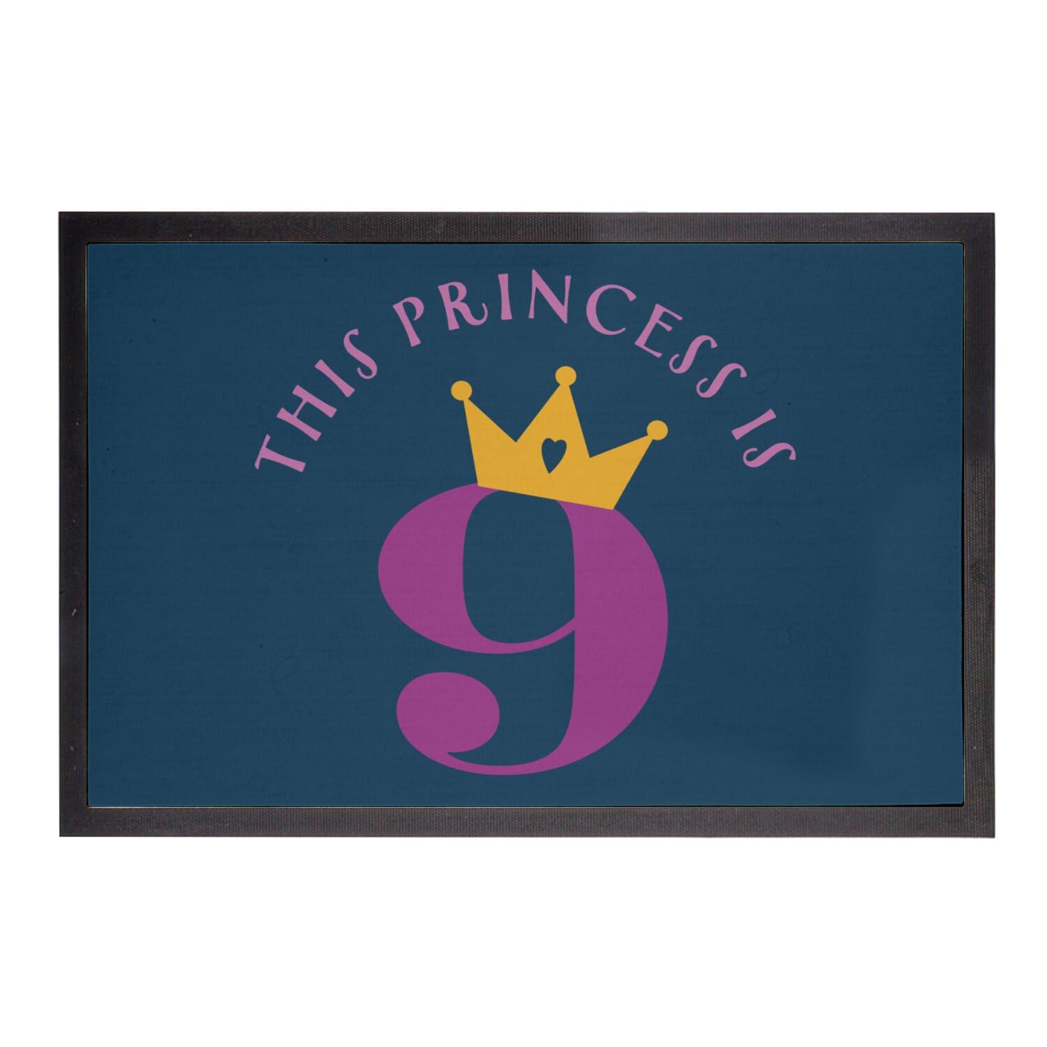 Tapis d'entrée magique bleu pour la décoration de chambre d'une princesse de 9 ans