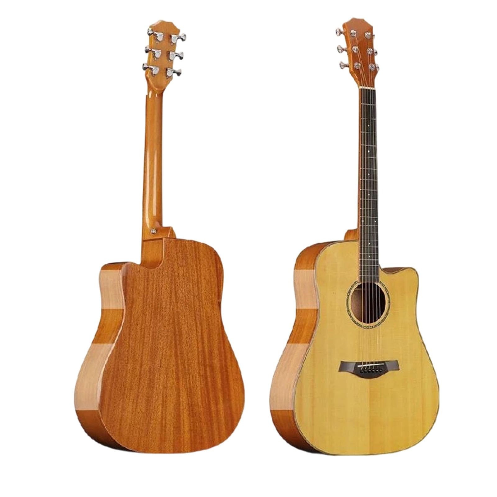Zestawy Ukulele 41calowa Akustyczno Elektryczna Gitara Ludowa Z Litego Drewna Polerowanego W Całości Mahoniu Lipowego Ukulele