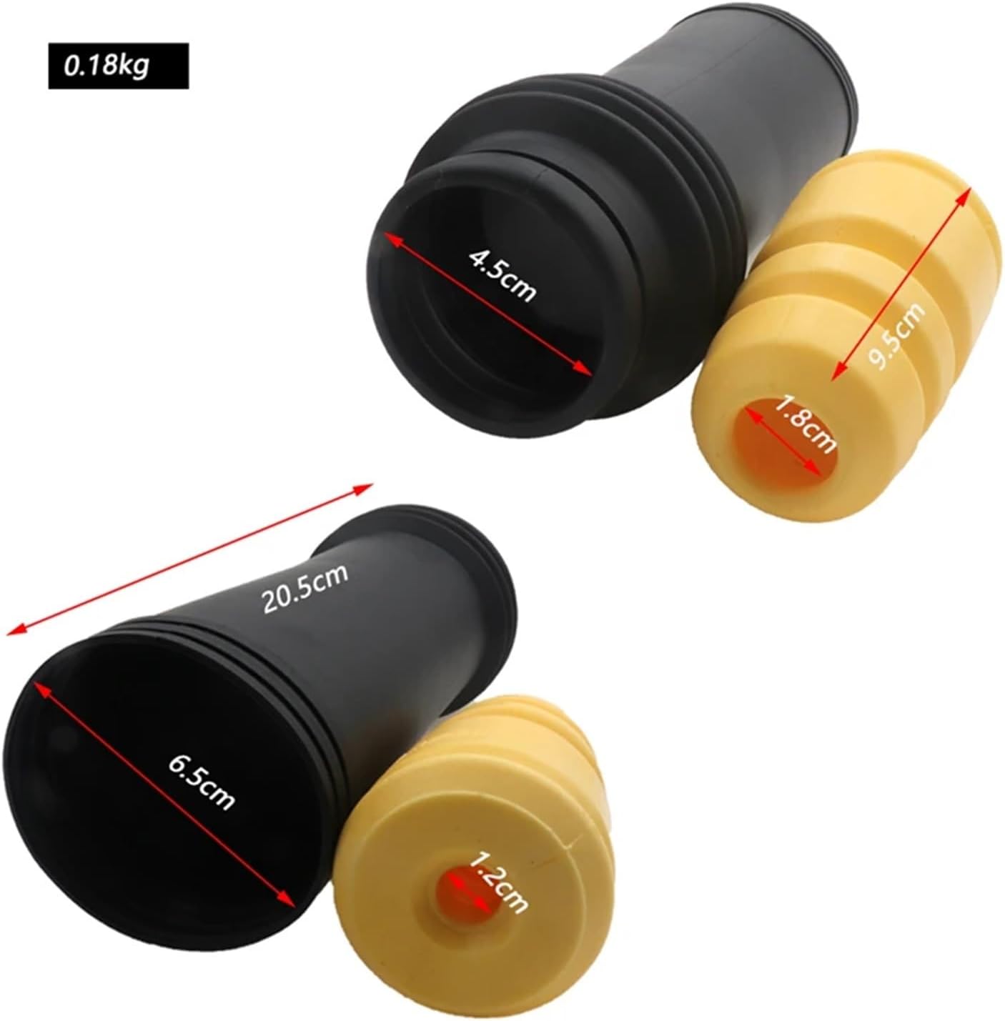Car Rear Dust Cover Air Shock Absorber Bellow Buffer Boot Set, For Hyundai, For ix35 2009 2010 2011 2012 2013 2014 2015 2016 2017 Air Suspension Dust Cover