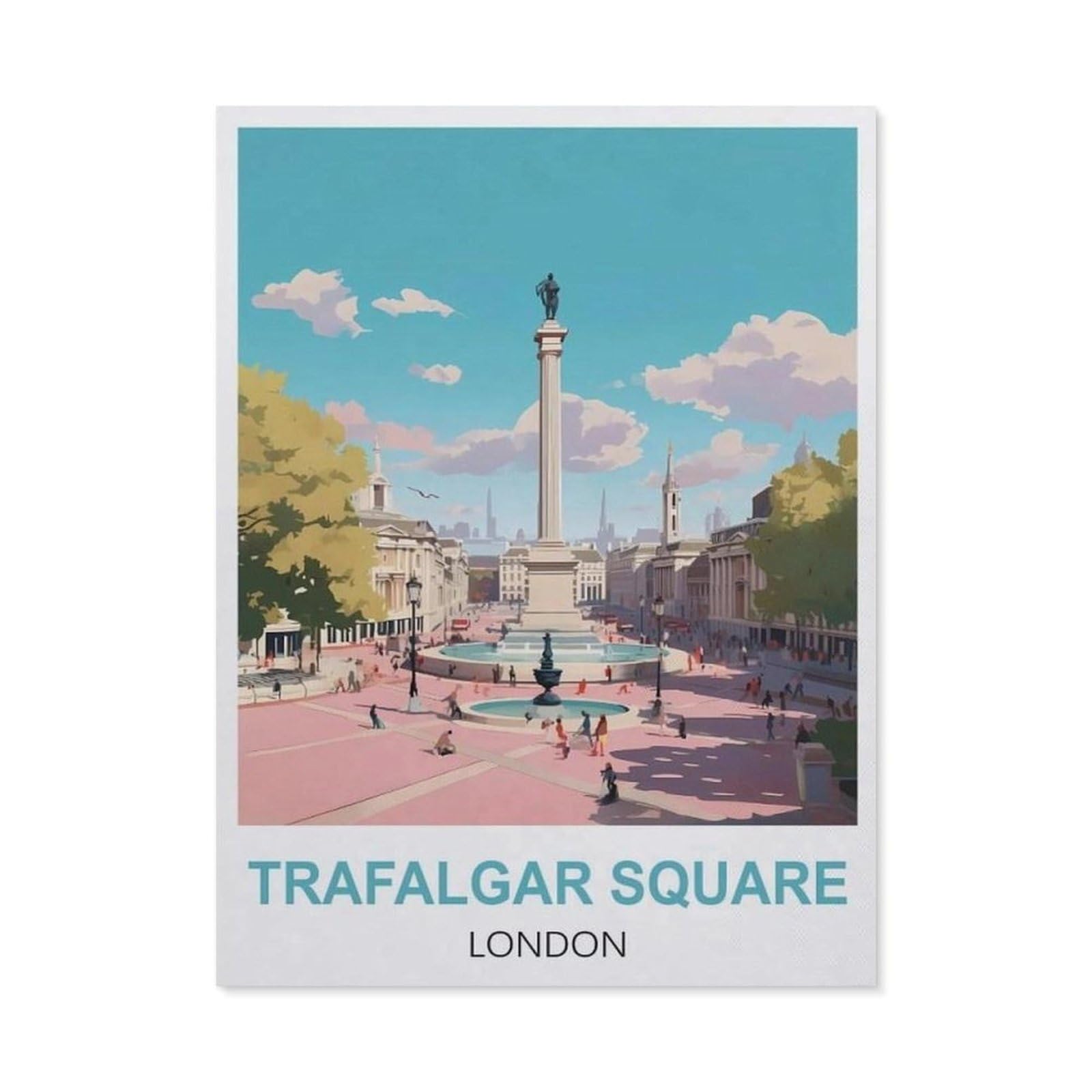Metal Signs，Trafalgar Square London(30x40cm）