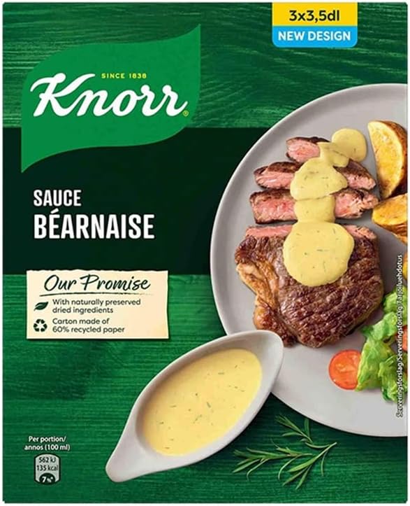 – Knorr | Béarnaise Sauce | 3 x 19g Sachets