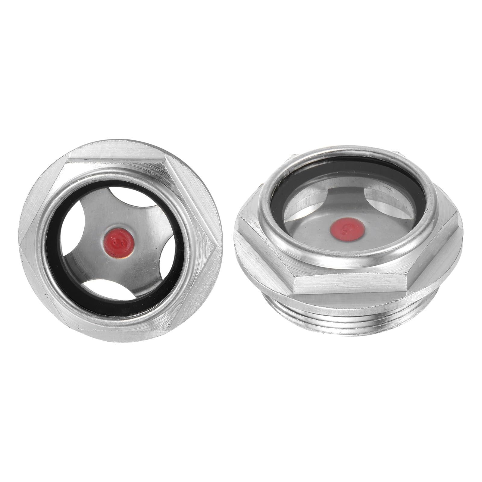 M METERXITY 2-Pack Air Compressor Oil Sight Glass