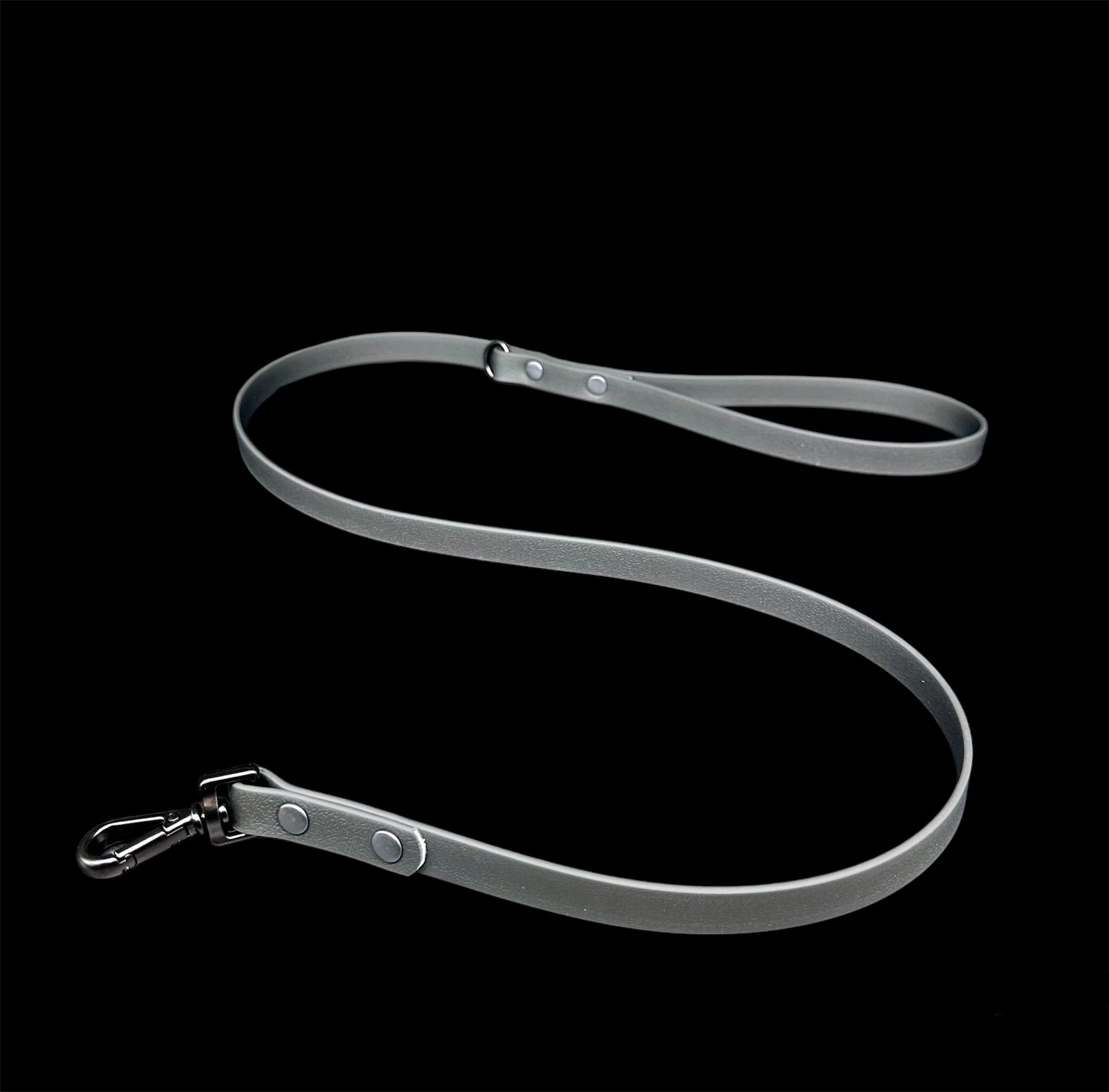 Waterproof Biothane Dog Lead | Metal Buckle | Black Rivets | Ultra Durable