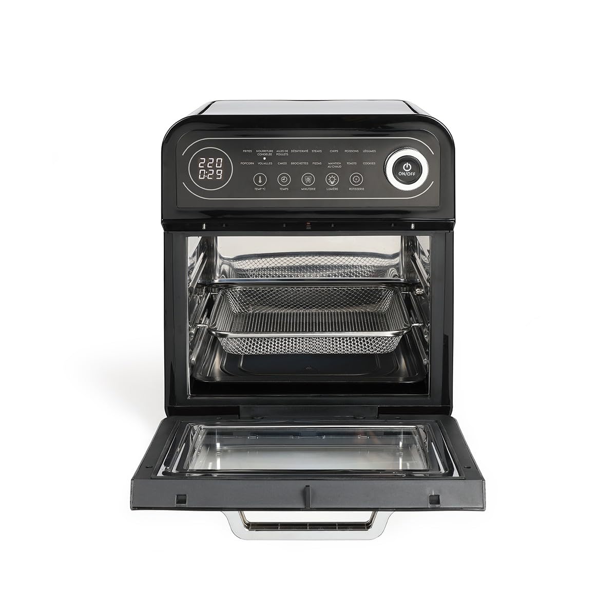 Livoo forno ad aria calda 12l 1600w nero doc255