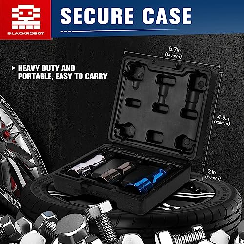 Blackrobot 1/4 Inch Nut Driver Set, 3 Piece Impact Deep Socket Set, 17Mm 19Mm 21Mm Metric Drill Driver Bit Set With Quick-Change Hex Shank, Cr-V Steel With Plating Process #TOP5