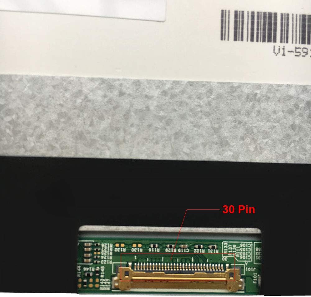 11.6" LED LCD Screen Display Replacement (Non Touch) for ASUS Chromebook C201PA C202 C202SA C204MA C203XA C223 X205T VIVOBOOK E203MA W202NA N116BGE-EB2 Top and Bottom Brackets (30 Pin)