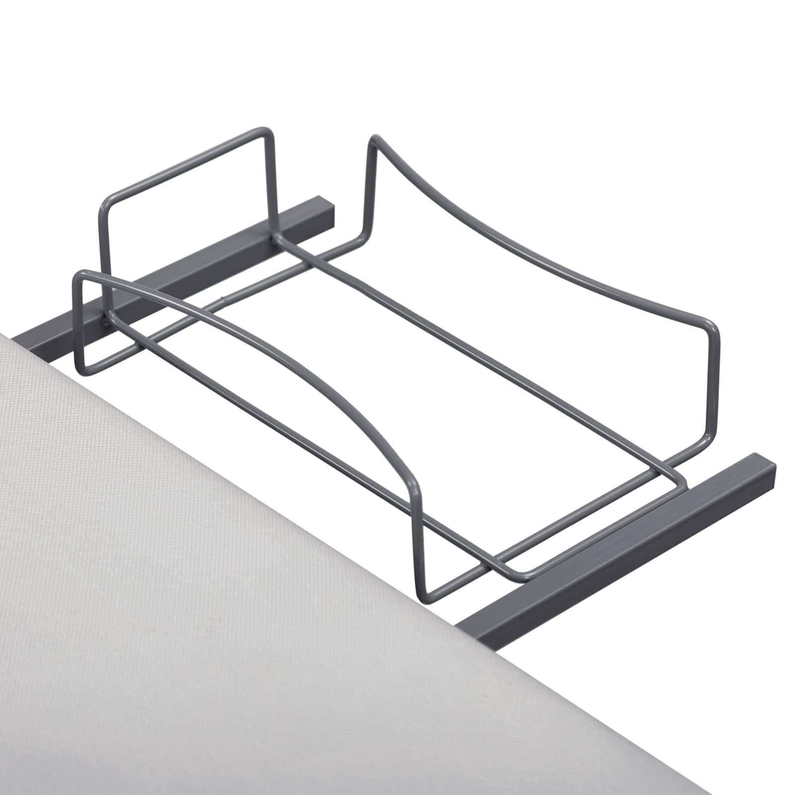 ALIMORDEN Laundry Sorter with Folding Ironing Board Iron Rack, Laundry Hamper Organizer with Sturdy 3 Clothes Bags and 4 Wheels for Laundry Room Grey