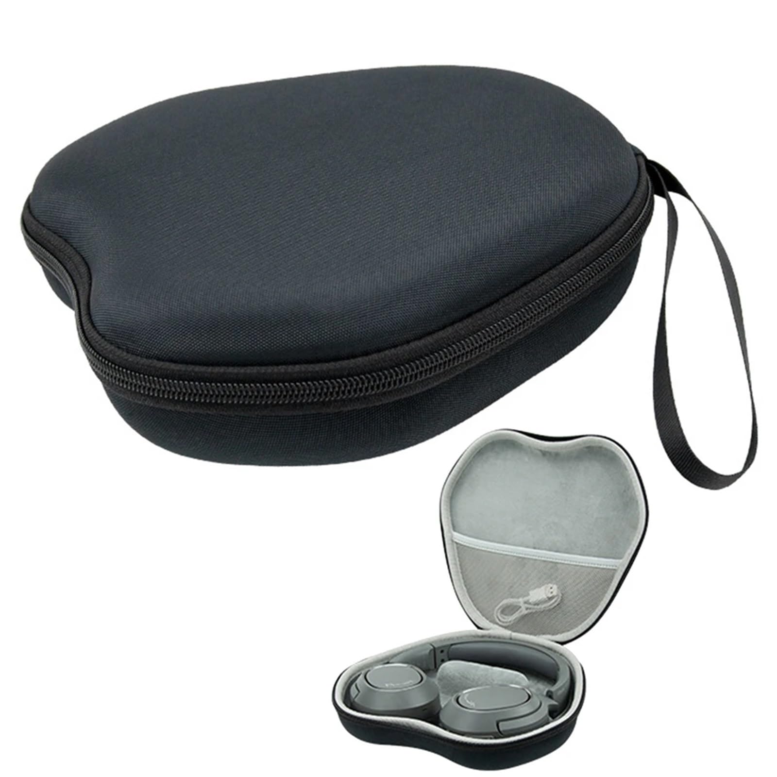 Custodia for Auricolari for Cuffie Scatola di immagazzinaggio Portatile Custodia Rigida for Cuffie Impermeabile in Eva