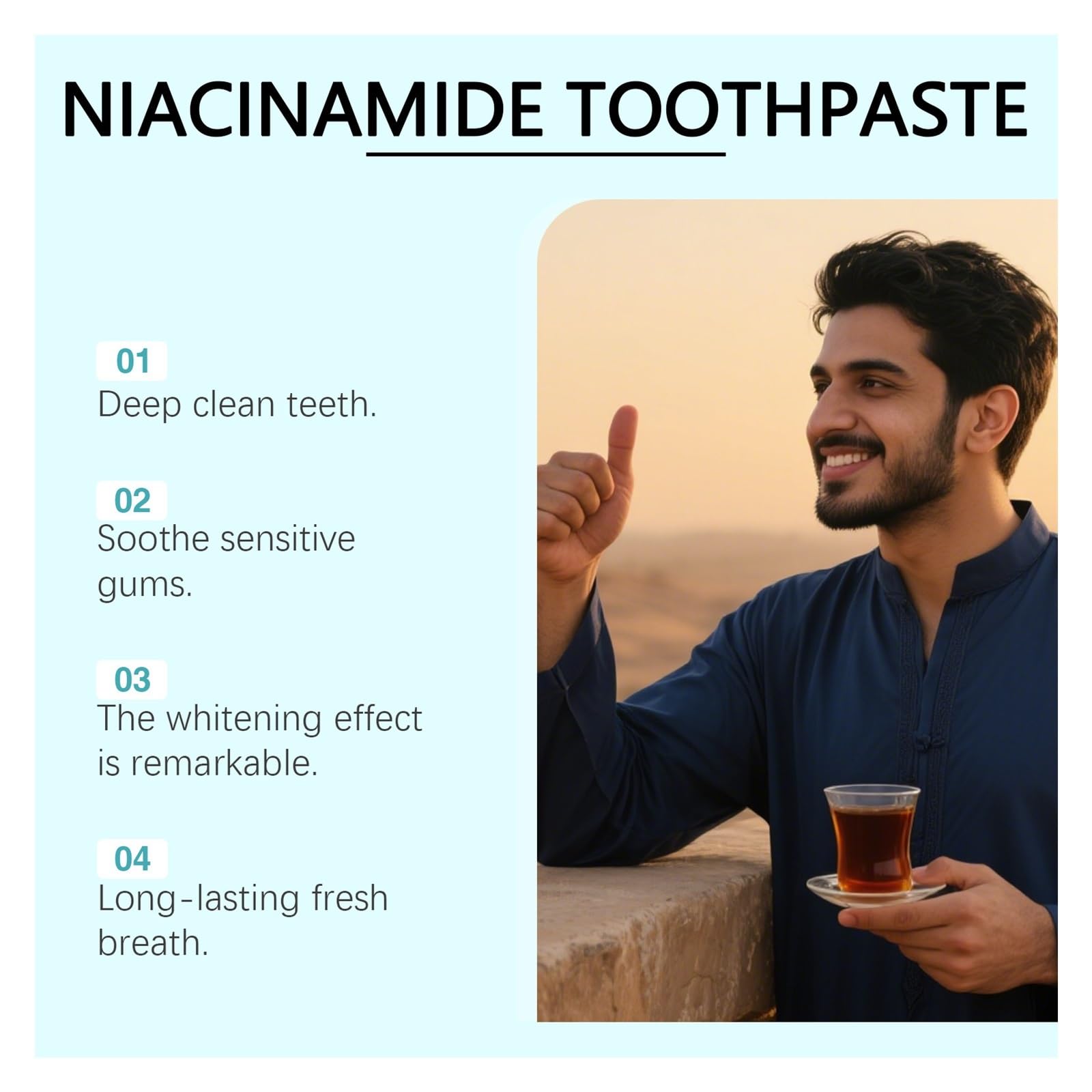 Esta pasta de dientes de 120 g | Elimina eficazmente micropartículas finas y depósitos superficiales, refresca el aliento.(3pcs)