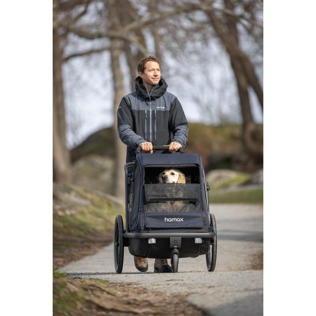 Hamax Plutón Remolque para, Unisex Adulto