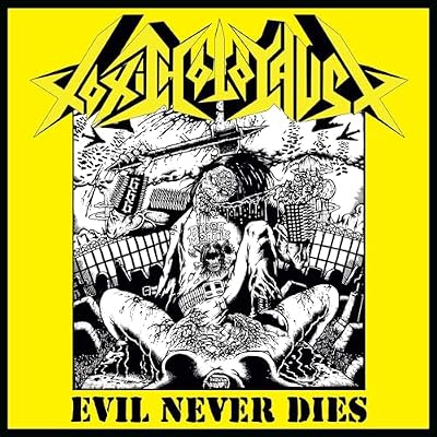 Portada del vinilo Evil Never Dies de Toxic Holocaust