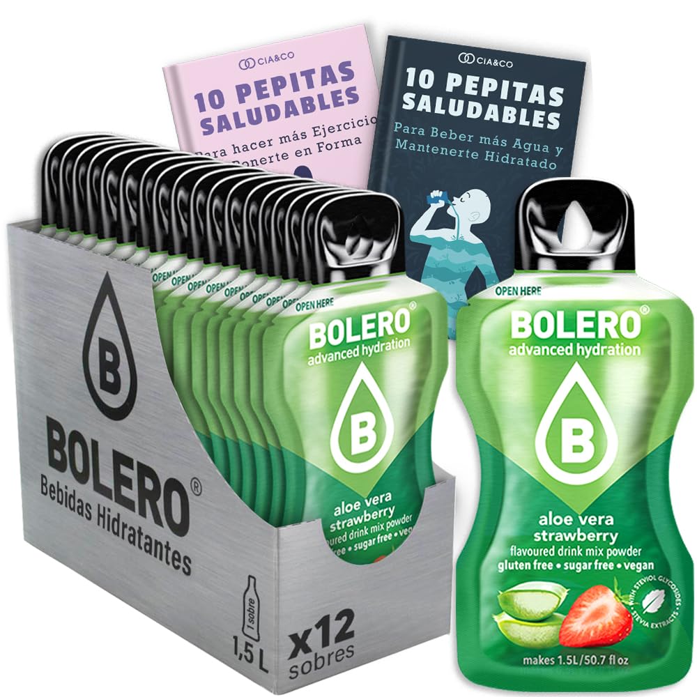 24 x Bebida Bolero COLA Hidratante Sin Azucar (24x9 grs) + 30 Pepitas Saludables para una vida más sana by Cia&Co — view 211