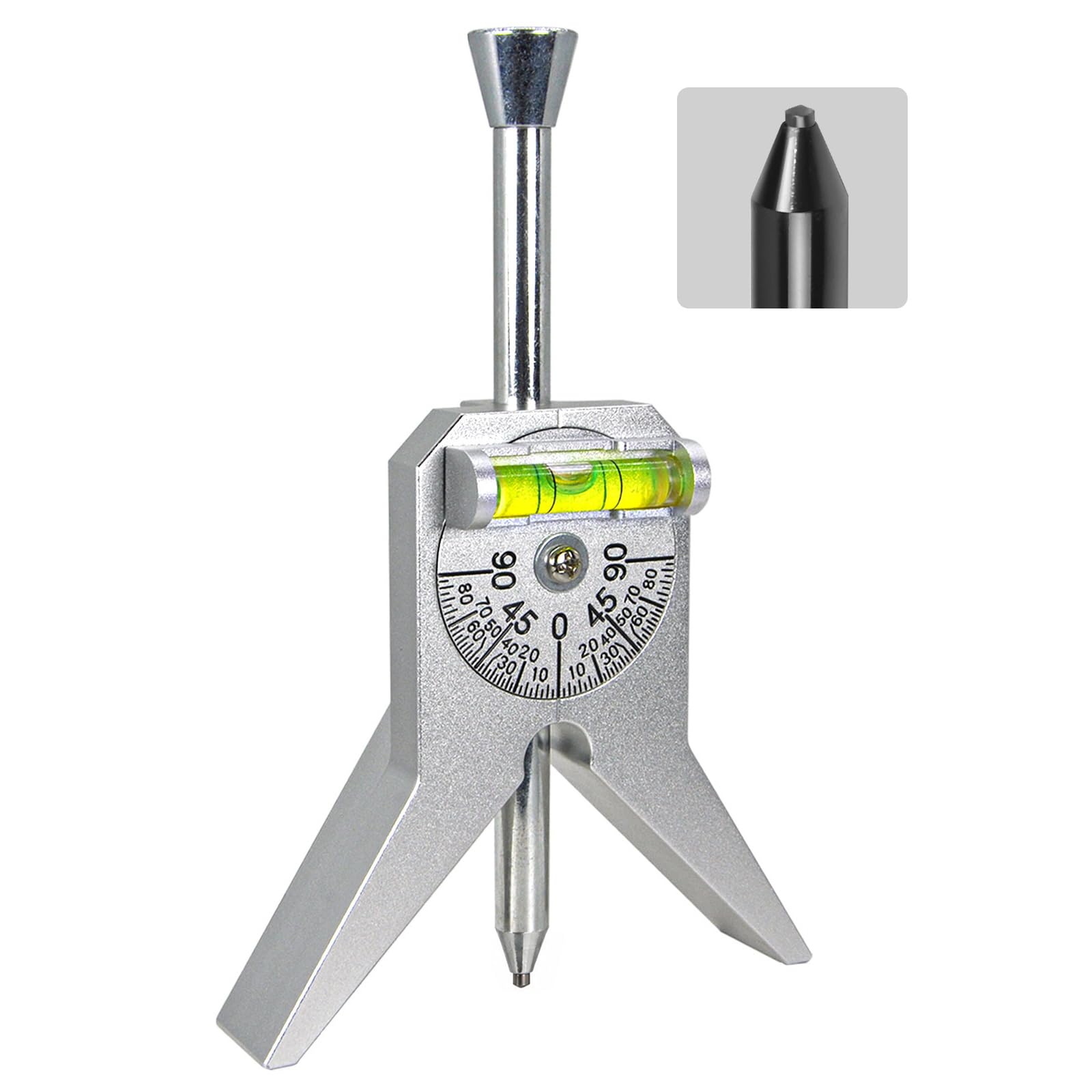 Upgraded Pipe Center Finder Measure 0.5"& up with 4" Y-Type Pipe Diameter