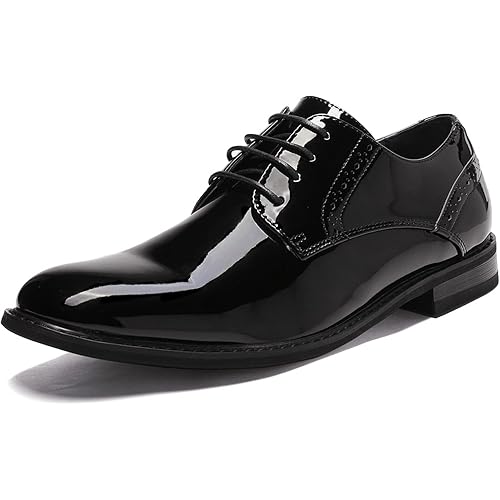 Bruno Marc Men's Leather Lined Dress Oxfords Shoes