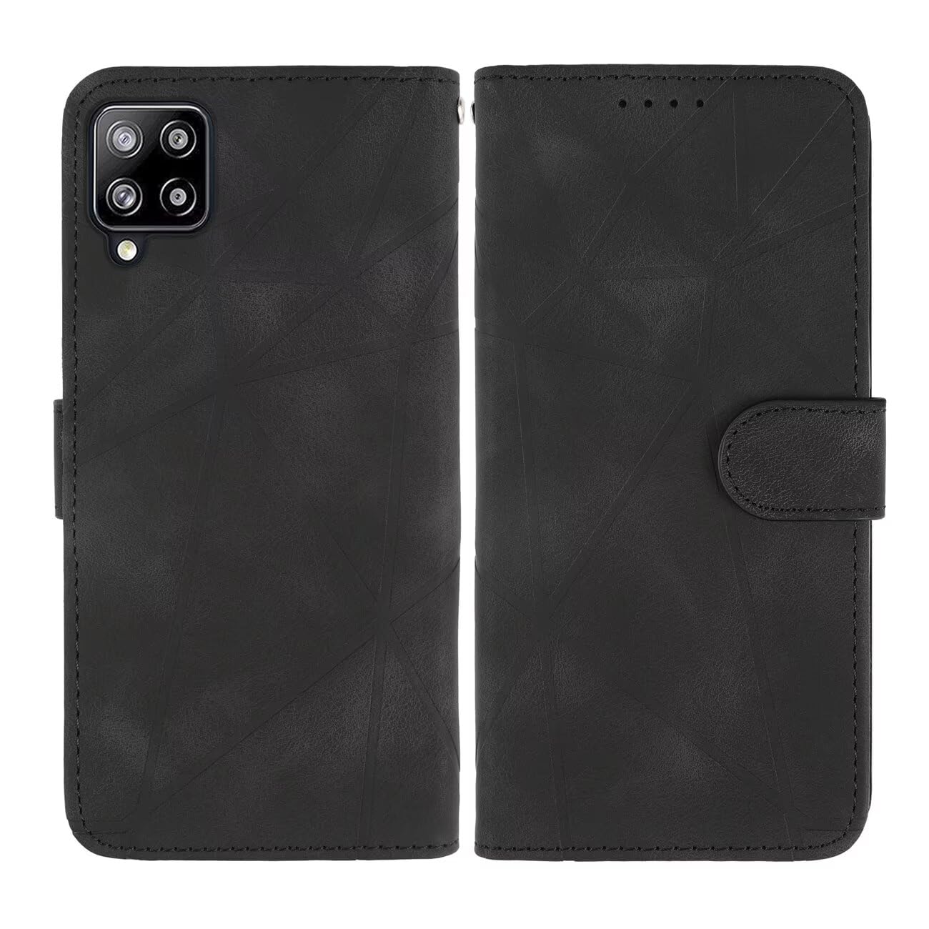 Wanyuexes Case for Huawei P40 Lite/Nova 6 SE/Nova 7i JNY-L21A Wallet Case with Tempered Glass Screen Protector - Image 4