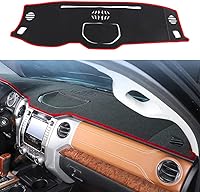 Vista 25 de Cubierta de salpicadero para Corolla 2019, 2020, 2021, 2022, 2023, 2024, 2025, 2026, accesorios antideslizante para consola central (borde negro)