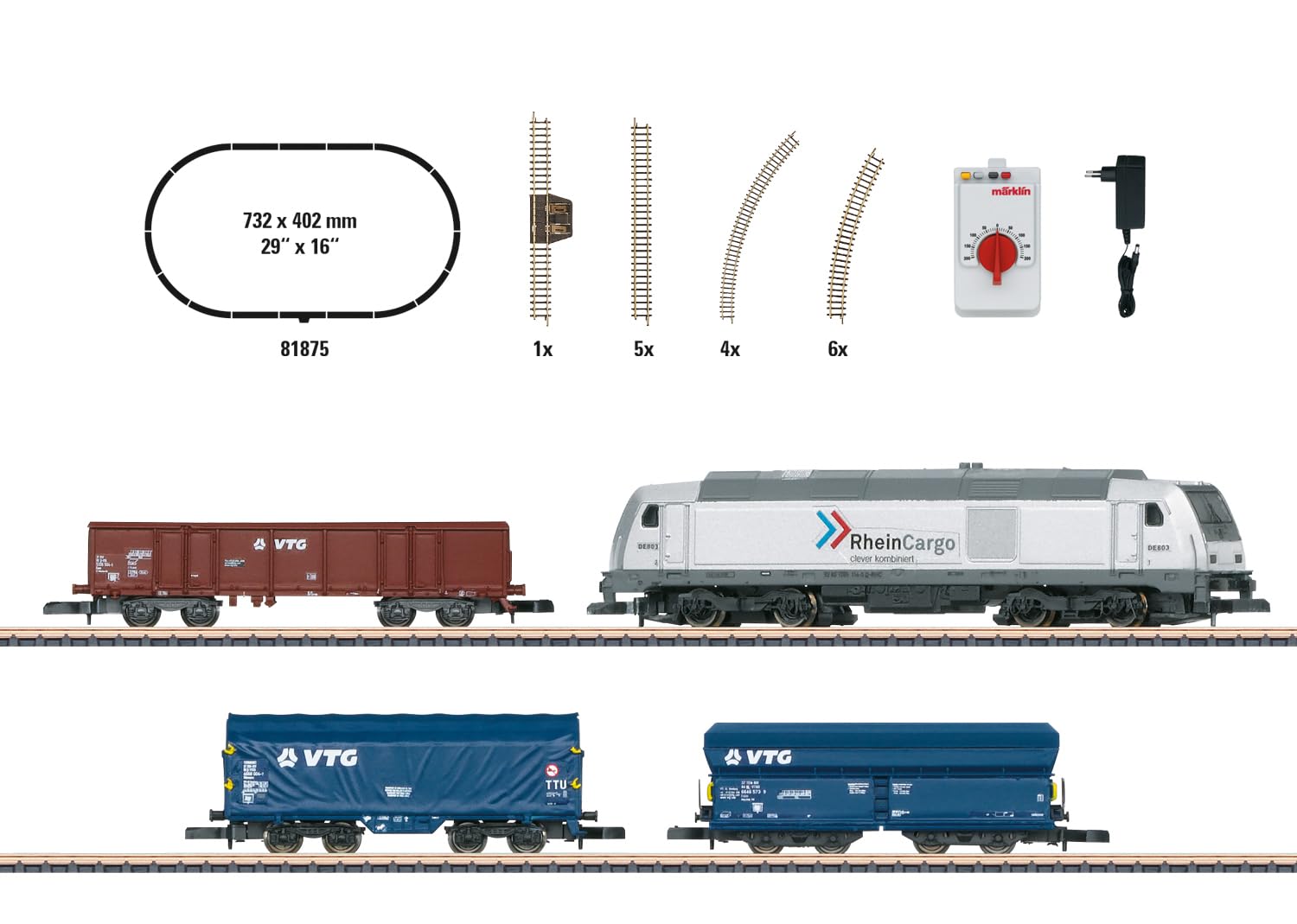 Set di partenza per il trasporto merci moderno con Diesellok BR 285