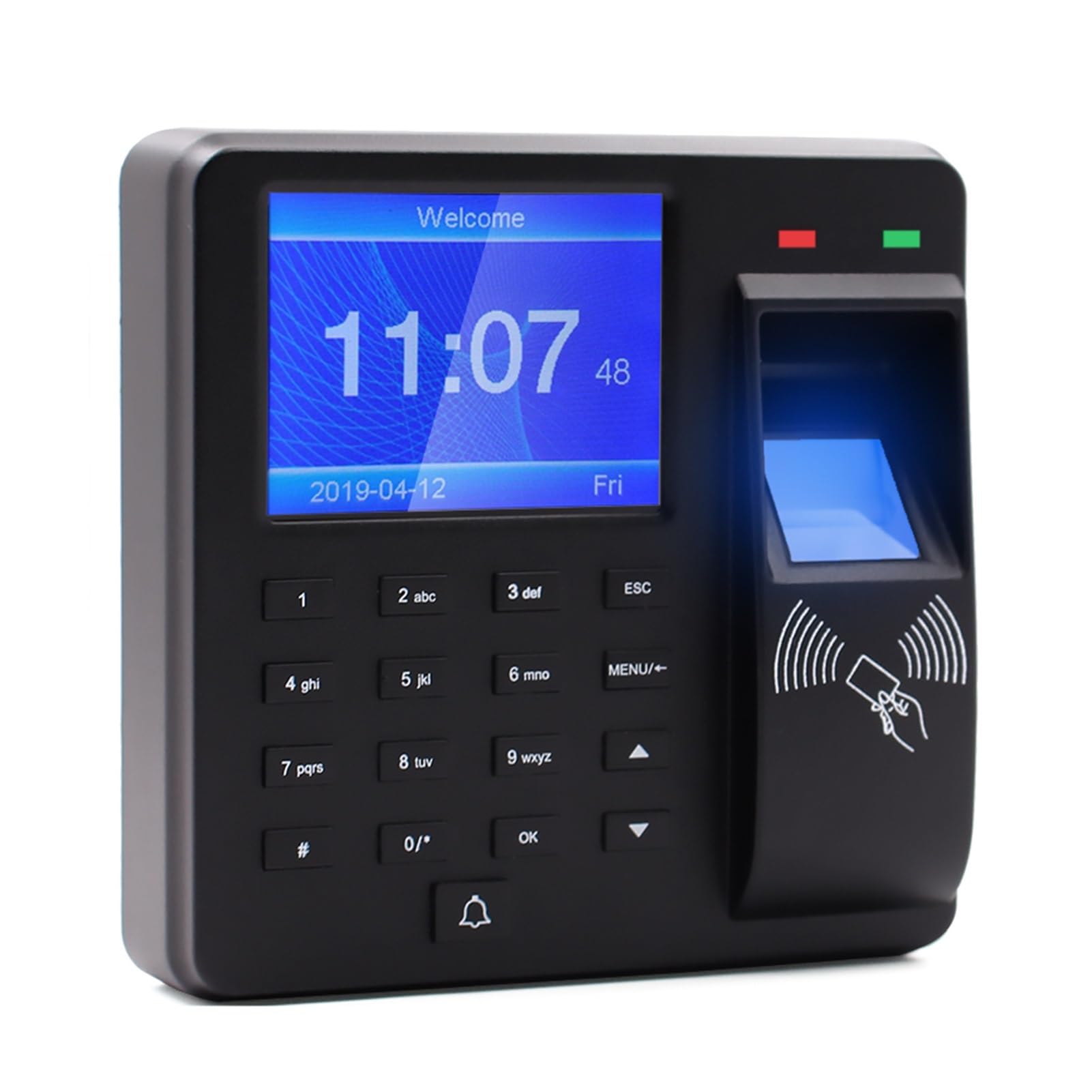 Machine de présence à empreinte digitale et mot de passe pour enregistrement du personnel
