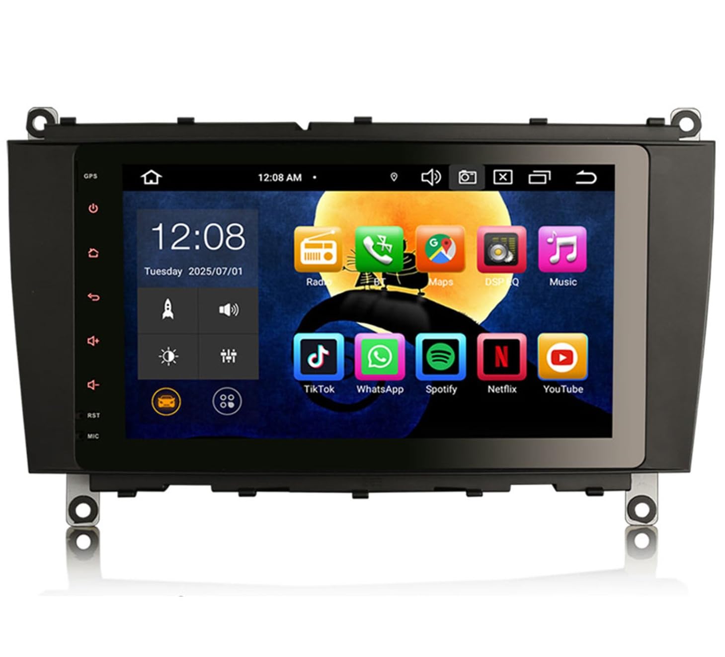 10,25'' IPS ANDROID 14 Autoradio 8-Kern CarPlay 6 64GB für BMW 5er F10