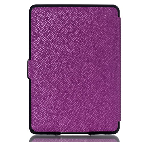 MOKASE Custodia Compatibile con 6" Kindle Paperwhite 5a/6a/7a Generazione (2012,2013,2015,2016), Modello: EY21 / DP75SDI, Custodia Pelle Sintetica con Automatica Sveglia/Sonno, Purple - Image 8