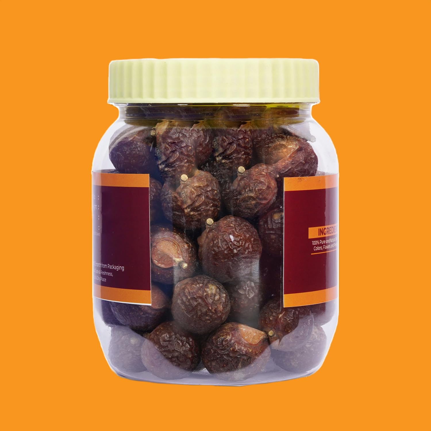 JMN Dried Reetha nuts/Aritha/Reetha/Ritha/Soapnuts, Poonthikottai (Sapindus Mukorossi) For Silky & Smooth Hairs - JM26 (200 gm, Natural) 4