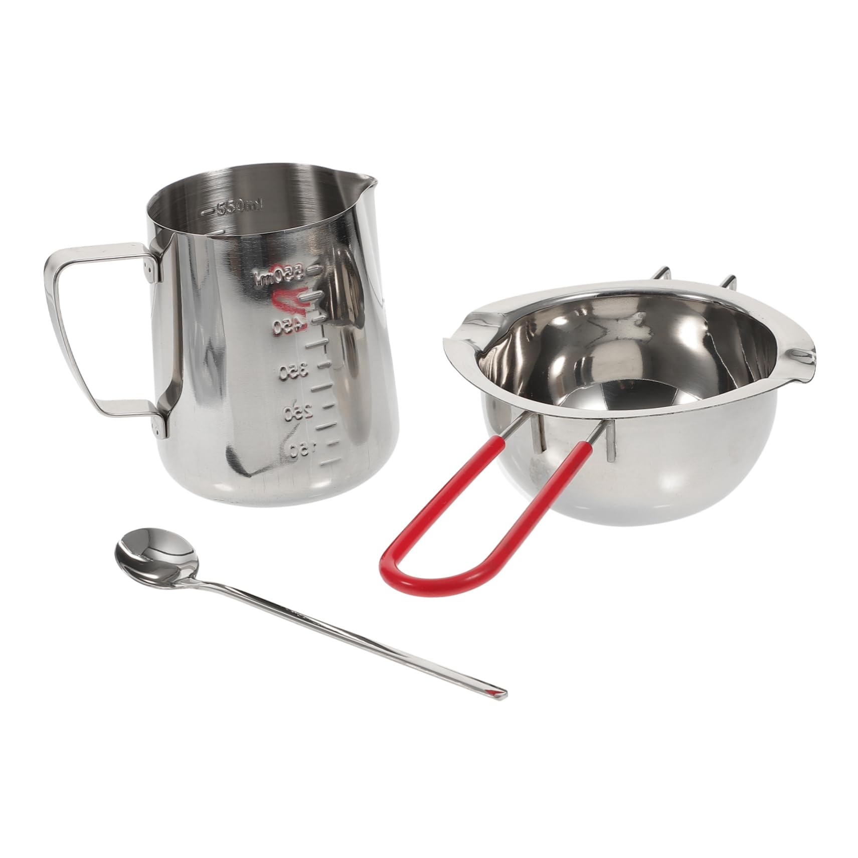 ULTECHNOVO Ciotola in Acciaio Inossidabile per Scioglimento e Cioccolato, Set per Cucina e Cucina Artigianale